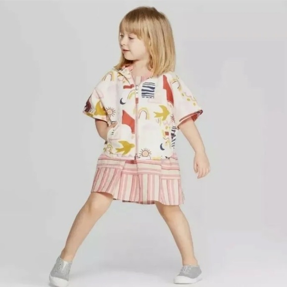 Genuine Kids OshKosh Toddler Girls Reversible Poncho size 3T - Picture 3 of 7